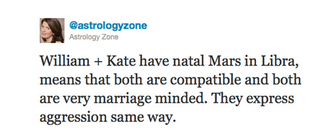 Illustration for article titled Astrologer Susan Miller Has Good News & Bad News For William & Kate